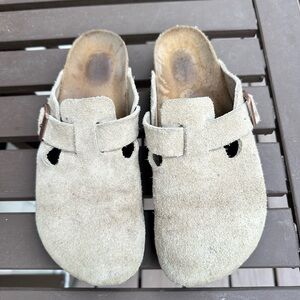 Birkenstock Boston taupe Suede 41